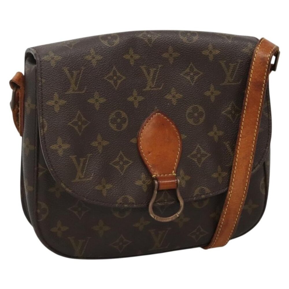 Authentic LOUIS VUITTON Monogram Monogram Saint Cloud GM Shoulder Bag M51242